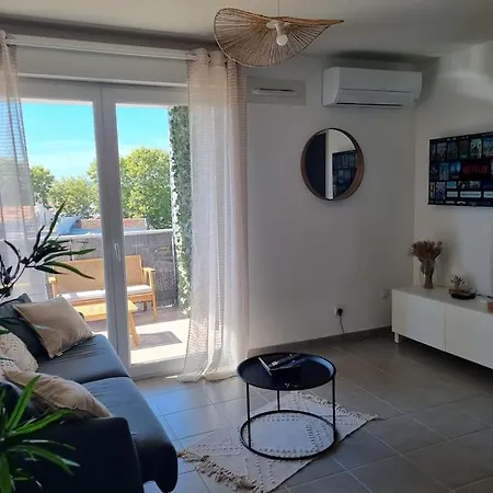 Apartament Ensoleille, Wifi-clim-gare-terrasse *